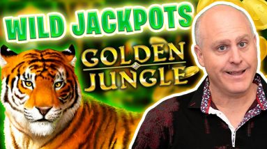 $60 High Limit Bets 🐯 Golden Jungle Hits Big Twice For Wild Jackpot Wins