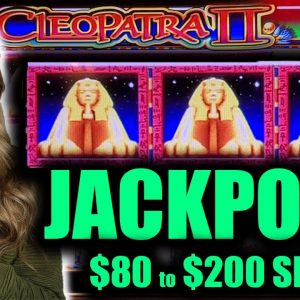 THE LUCKIEST TOUCH on this INSANE LINE HIT JACKPOT Cleopatra 2 at Wynn!