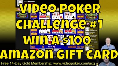 Video Poker Challenge - Win a $100 Amazon Gift Card!
