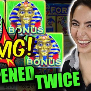 💰Can't believe this HAPPENED TWICE😮 2 JACKPOTS on Pharaoh's Fortune High Limit Game💰