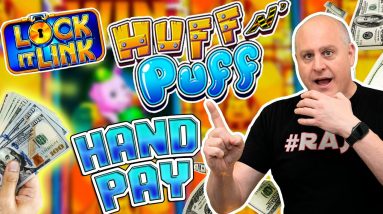 More Huff N Puff Jackpots! 🐷 $50 High Limit Lock It Link Slots